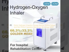 Dokter Hidrogen Inhalation Therapy Machine 3000ml Meredakan nyeri sendi Teknologi Membran Pemisahan Efisien WEIZI
