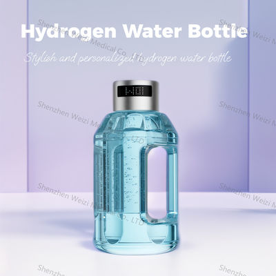 Harga yang bagus Botol air yang terhidrogenasi dengan ion negatif yang dapat diisi ulang 1500 ppm Kapasitas besar on line
