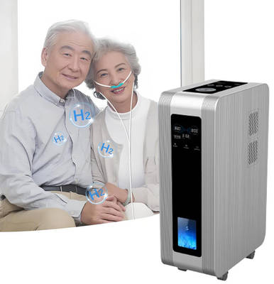 Good price 3600 ML/MIN Hydrogen Inhalation Machine with 8 Hours Time Setting and 6063 Aviation Aluminum Alloy Housing on line